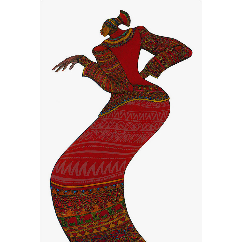 Lady In Red - Giclee Edition