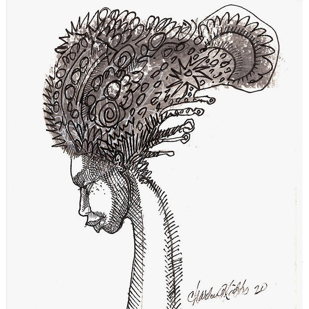 Headdress # 2 (Crown Of Life Series) - Sold
