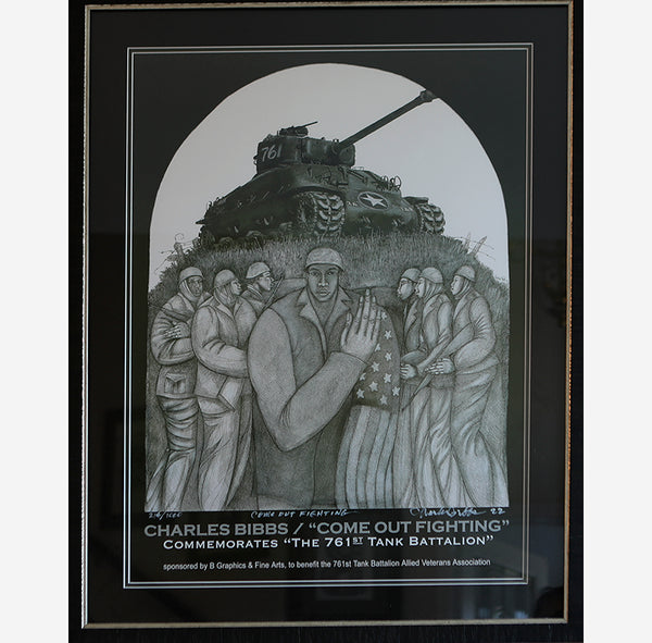 Come Out Fighting Framed - Commemorative