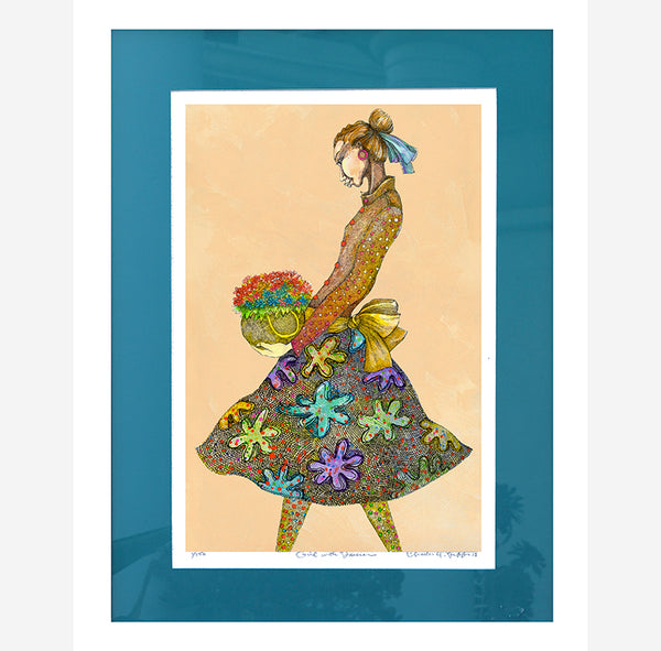 Girl With Daisies - # 1