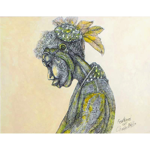 Feathered Hat - Sold