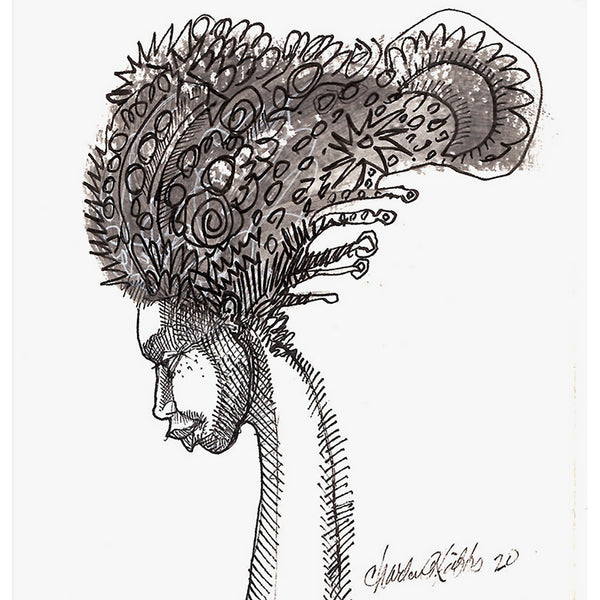 Headdress # 2 (Crown Of Life Series) - Sold