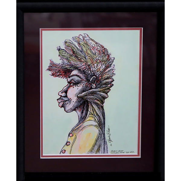 Black Head Composition #2 - Sold
