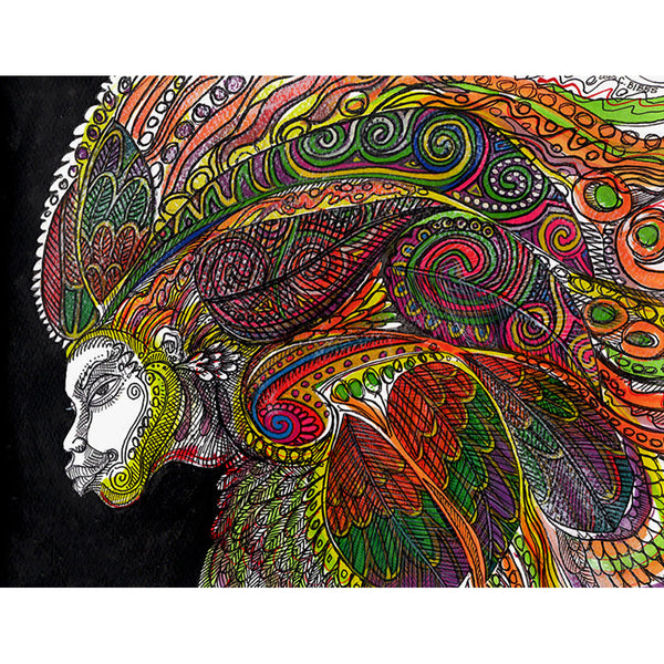 Headdress Of The Adorning Glory (Crown Of Life series) - Sold