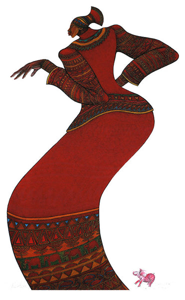 Lady In Red - Giclee # 30/30